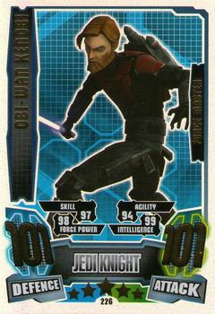 2013 Topps Force Attax Star Wars Movie Edition Series 4 #226 Obi-Wan Kenobi Front