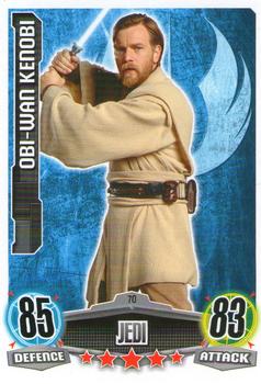 2012 Topps Star Wars Force Attax Movie Edition Series 1 #70 Obi-Wan Kenobi Front