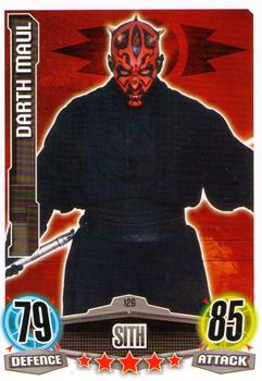 2012 Topps Star Wars Force Attax Movie Edition Series 1 #126 Darth Maul Front