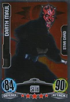 2012 Topps Star Wars Force Attax Movie Edition Series 1 #206 Darth Maul Front
