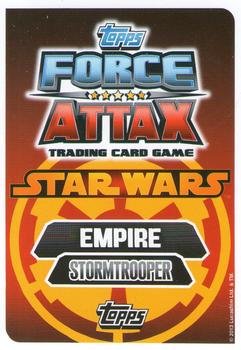 2013 Topps Force Attax Star Wars Movie Edition Series 3 #50 Stormtrooper Back