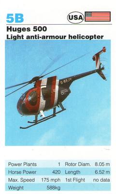 1992 Super Top Trumps Today's Helicopters #5B Huges 500 Front