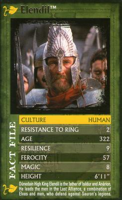 2004 Top Trumps Specials The Lord of the Rings The Fellowship of the Ring  Gaming - Gallery | Trading Card Database