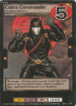 2004 Wizards of the Coast G.I. Joe #69 Cobra Commander Front