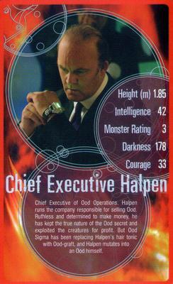 2008 Top Trumps Specials Doctor Who #NNO Chief Executive Halpen Front