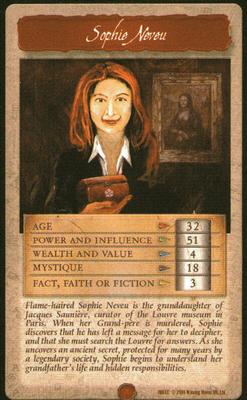 2006 Top Trumps Specials The Da Vinci Code #NNO Sophie Neveu Front