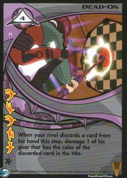 2005 Score Dragon Booster TCG #71 Dead-On Front