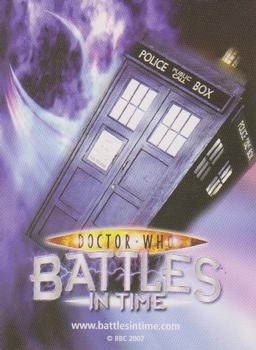 2007 Doctor Who Battles in Time Invader #105 Lazarus Creature (Attacking) Back