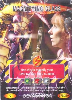 2008 Doctor Who Battles in Time Devastator #75 Magnifying Glass Front