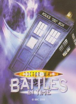 2008 Doctor Who Battles in Time Devastator #100 Ella McAvoy Back