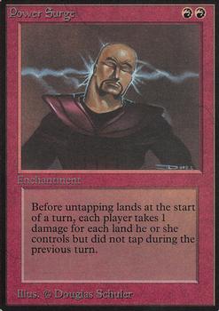 1993 Magic the Gathering Alpha #NNO Power Surge Front
