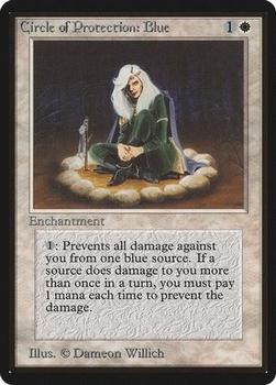 1993 Magic the Gathering Beta #NNO Circle of Protection: Blue Front