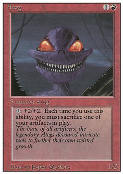 1994 Magic the Gathering Revised Edition #NNO Atog Front