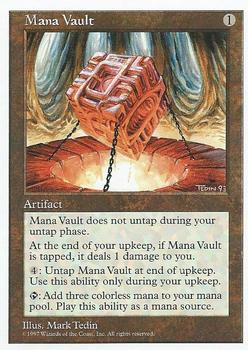 1997 Magic the Gathering 5th Edition #NNO Mana Vault Front