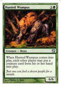 2005 Magic the Gathering 9th Edition #248 Hunted Wumpus Front