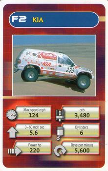 2005 Chad Valley Trumps Paris Dakar Rally #F2 KIA Front