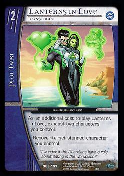 2005 Upper Deck Entertainment DC VS System Green Lantern Corps #DGL-197 Lanterns in Love: Construct Front