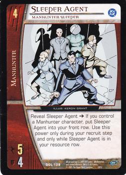 2005 Upper Deck Entertainment DC VS System Green Lantern Corps #DGL-128 Sleeper Agent: Manhunter Sleeper Front