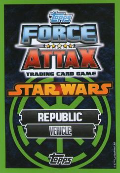 2014 Topps Star Wars Force Attax Series 5 #41 Anakin's Jedi Starfighter Back