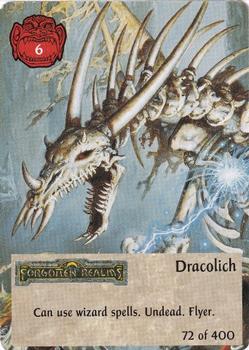1994 TSR Spellfire Master the Magic #72 Dracolich Front