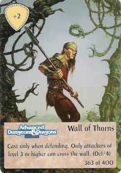 1994 TSR Spellfire Master the Magic #363 Wall of Thorns Front