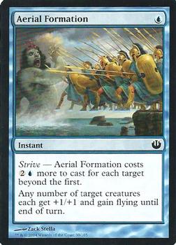 2014 Magic the Gathering Journey Into Nyx #30 Aerial Formation Front