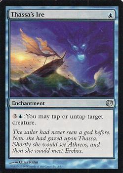2014 Magic the Gathering Journey Into Nyx #54 Thassa's Ire Front
