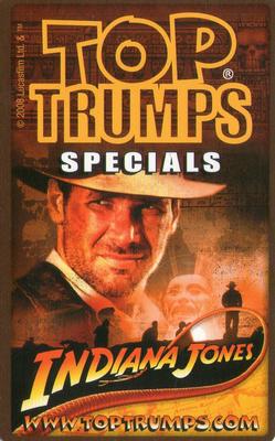 2008 Top Trumps Specials Indiana Jones #NNO Marion Ravenwood Back