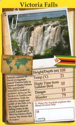 2013 Top Trumps The Wonders of the World #NNO Victoria Falls Front