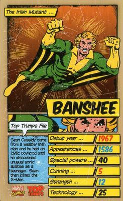 2014 Top Trumps Marvel Who Is The Mightiest? #NNO Banshee Front