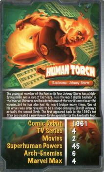 2007 Top Trumps Marvel Max #NNO Human Torch Front