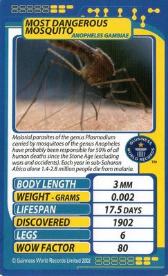 2002 Top Trumps Creepy Crawlies #NNO Most Dangerous Mosquito Front