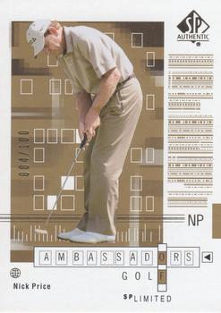 2002 SP Authentic - Limited #75 Nick Price Front