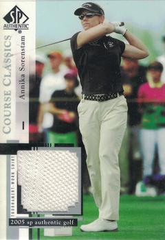 2005 SP Authentic - Course Classics #CC1 Annika Sorenstam Front