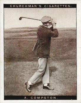 1928 Churchman's Famous Golfers 2nd Series (Large) #3 Archie Compston Front