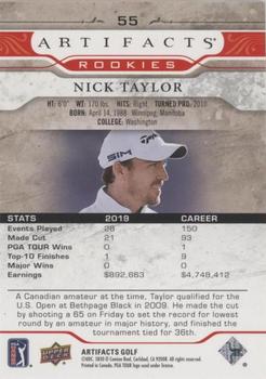 2021 Upper Deck Artifacts - Red #55 Nick Taylor Back