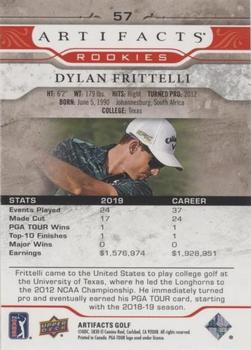 2021 Upper Deck Artifacts - Red #57 Dylan Frittelli Back
