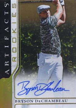 2021 Upper Deck Artifacts - Gold Spectrum Autographs #62 Bryson DeChambeau Front