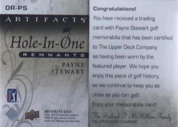 2021 Upper Deck Artifacts - Hole-in-One Remnants Premium #OR-PS Payne Stewart Back