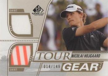 2021 SP Game Used - Tour Gear Gold #TG-NH Nicolai Hojgaard Front