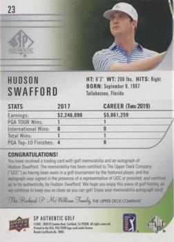2021 SP Authentic - Limited #23 Hudson Swafford Back