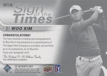 2021 SP Authentic - Sign of the Times #SOTT-SK Si Woo Kim Back