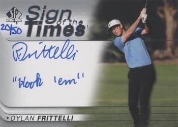 2021 SP Authentic - Sign of the Times Inscriptions #SOTT-DF Dylan Frittelli Front