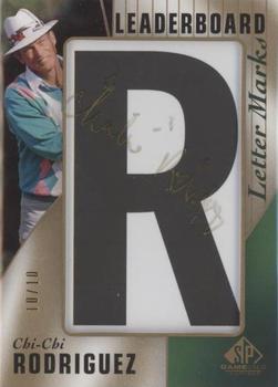 2021 SP Game Used - Leaderboard Letter Marks #LM-RO Chi-Chi Rodriguez Front