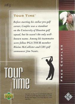 2001 Upper Deck #183 Fred Couples Back