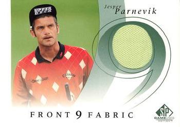 2002 SP Game Used - Front 9 Fabric #F9S-JP Jesper Parnevik Front