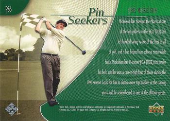 2002 Upper Deck - Pin Seekers #PS6 Phil Mickelson Back