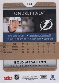 2014-15 Ultra - Gold Medallion #174 Ondrej Palat Back