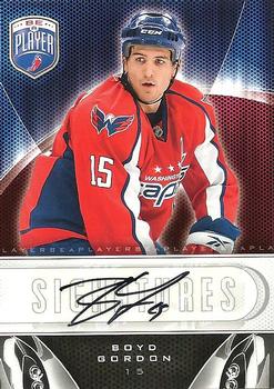 2009-10 Upper Deck Be A Player - Signatures #S-BG Boyd Gordon Front