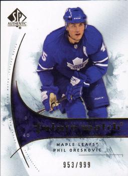 2009-10 SP Authentic #191 Phil Oreskovic Front